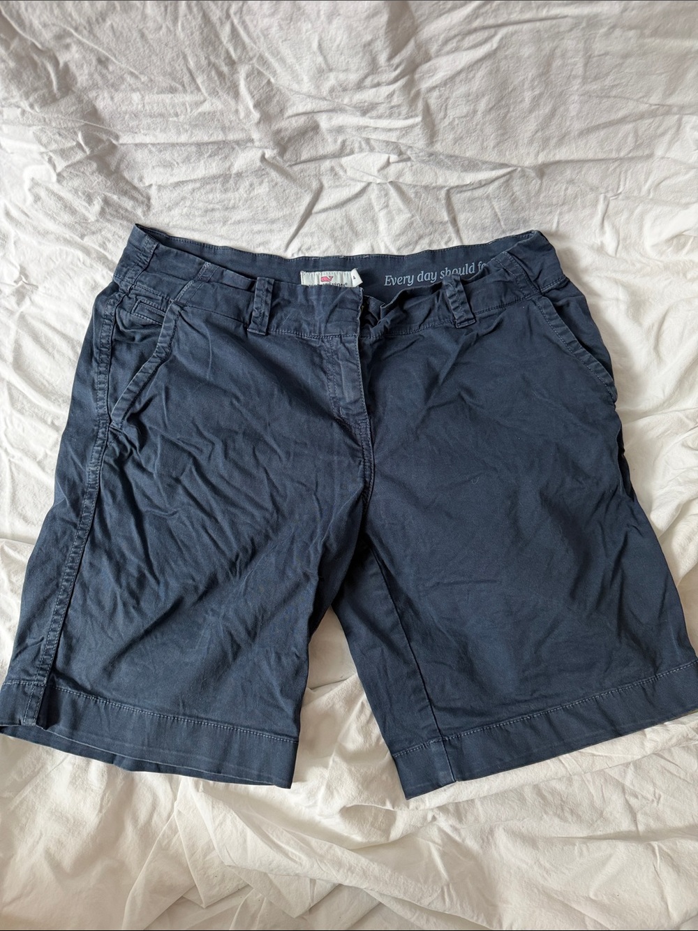 Vineyard Vines Women's Navy Bermuda Shorts